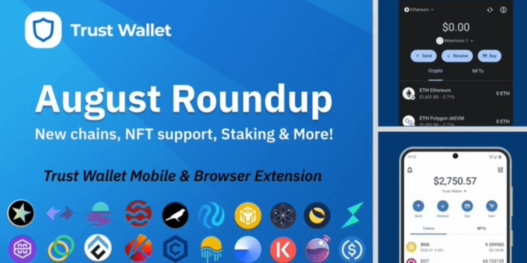 A Month in Review: Trust Wallet’s August Development Streak